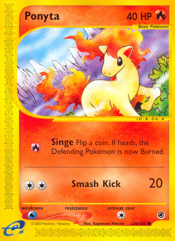 Ponyta (126/165) [Expedition: Base Set] | Total Play
