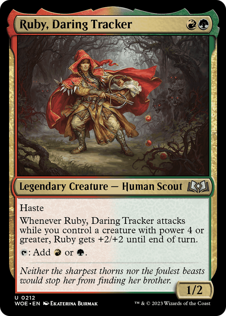 Ruby, Daring Tracker [Wilds of Eldraine] | Total Play