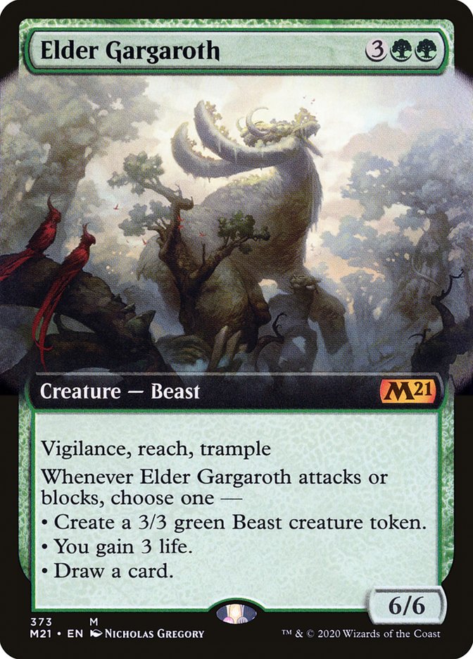 Elder Gargaroth (Extended Art) [Core Set 2021] | Total Play