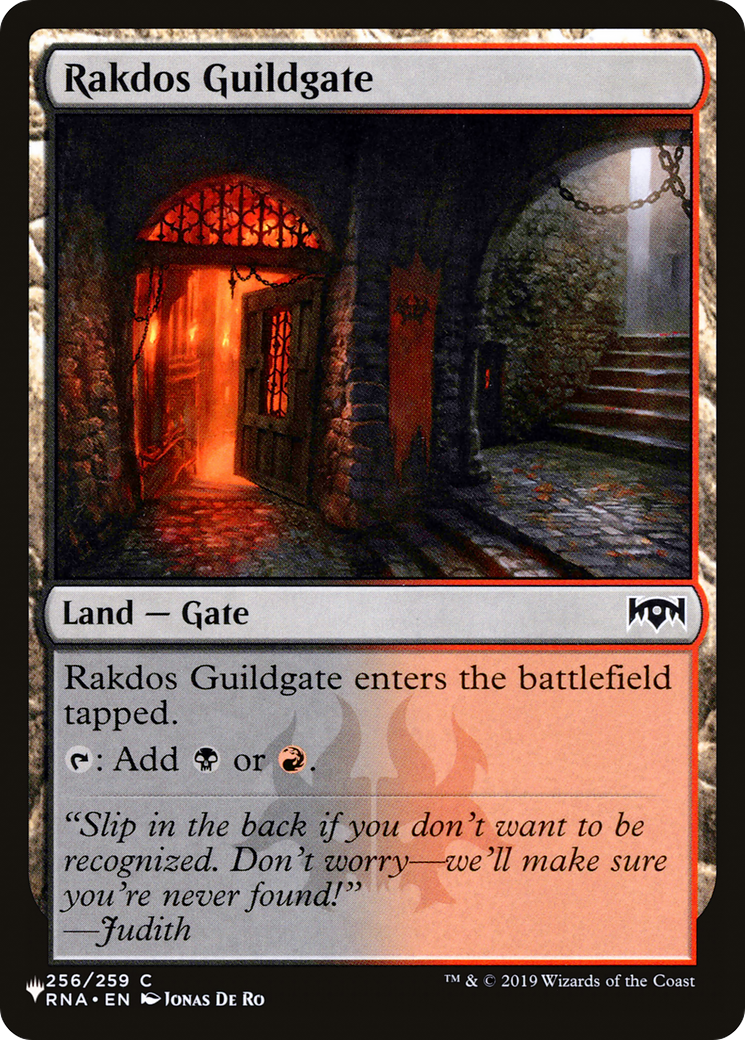 Rakdos Guildgate (256) [The List] | Total Play