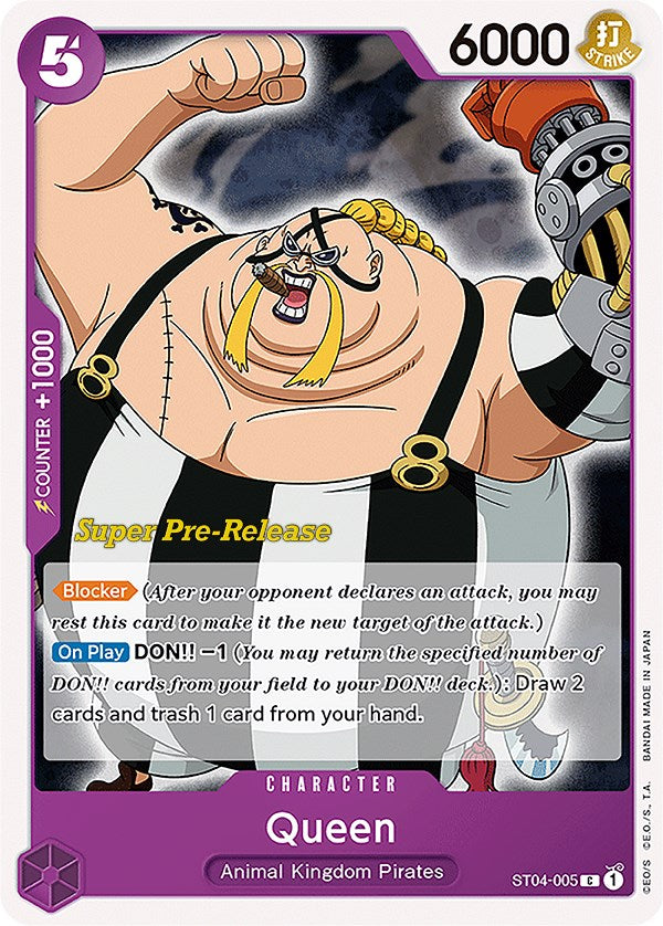Queen [Super Pre-Release Starter Deck: Animal Kingdom Pirates] | Total Play