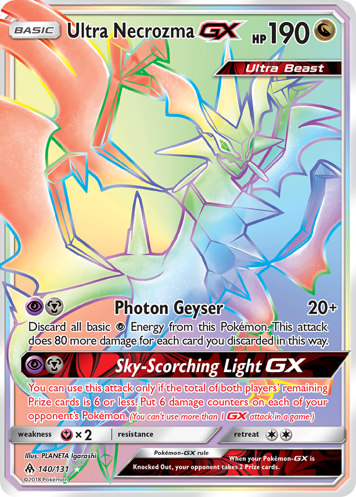 Ultra Necrozma GX (140/131) [Sun & Moon: Forbidden Light] | Total Play