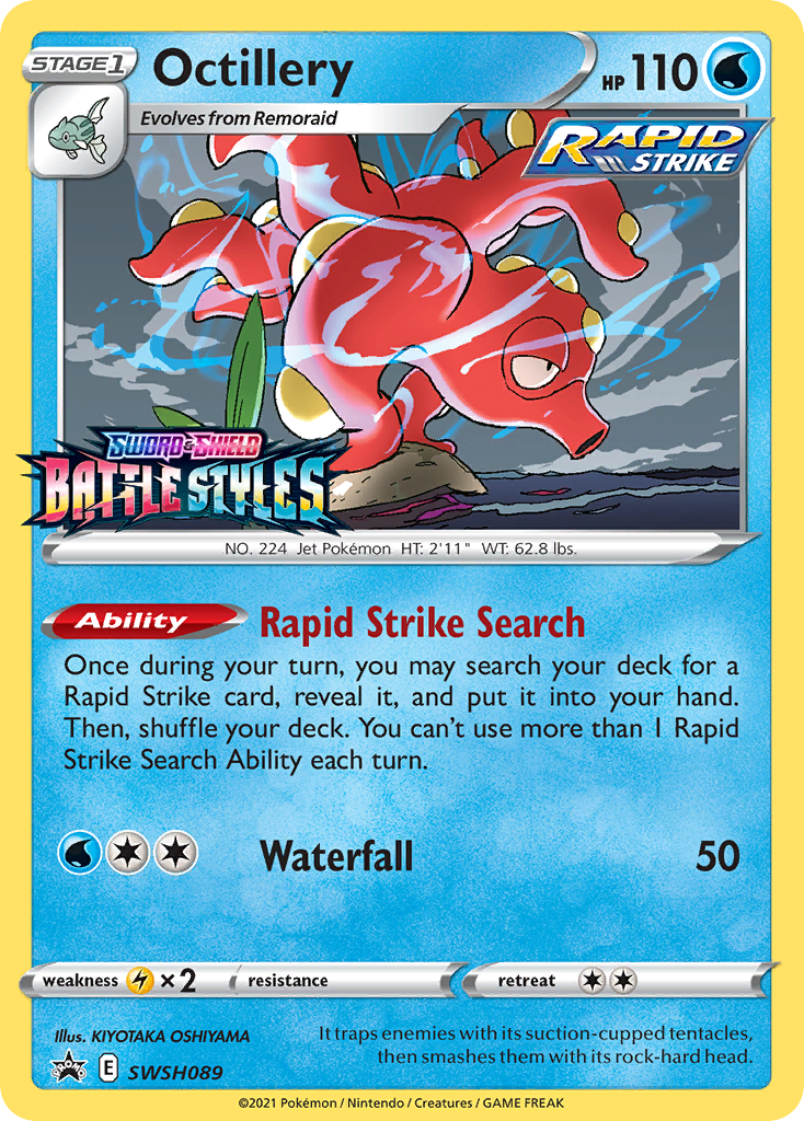 Octillery (SWSH089) (Prerelease Promo) [Sword & Shield: Black Star Promos] | Total Play