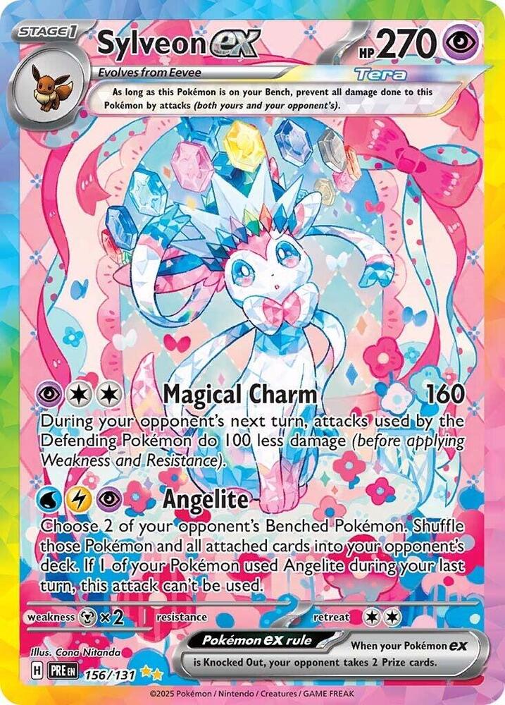 Sylveon ex (156/131) [Scarlet & Violet: Prismatic Evolutions] | Total Play