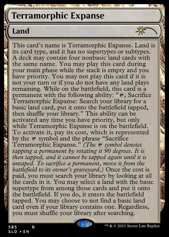 Terramorphic Expanse (Full Text) [Secret Lair Drop Promos] | Total Play