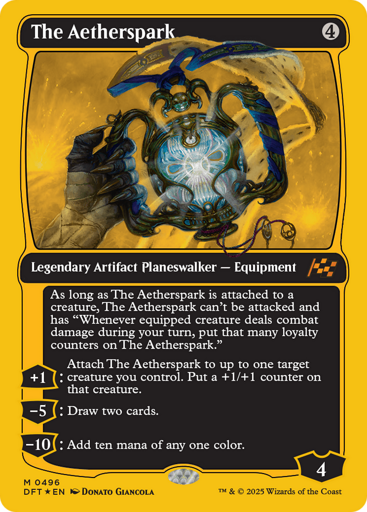 The Aetherspark (First-Place Foil) [Aetherdrift] | Total Play