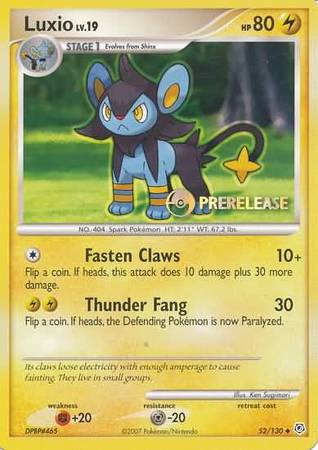 Luxio (52/130) (Prerelease Promo) [Nintendo: Black Star Promos] | Total Play