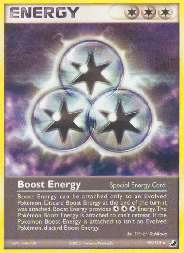 Boost Energy (98/115) [EX: Unseen Forces] | Total Play