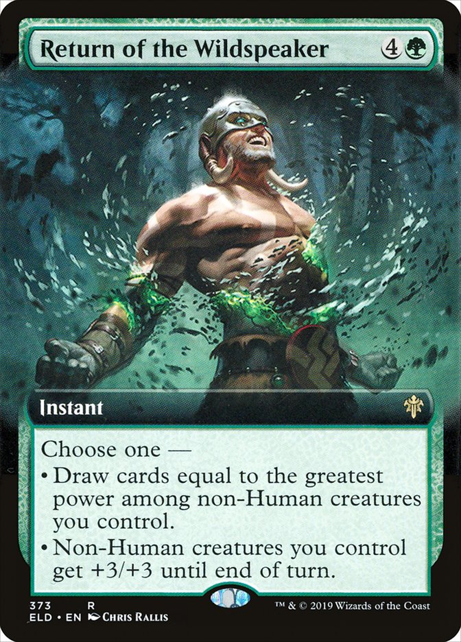 Return of the Wildspeaker (Extended Art) [Throne of Eldraine] | Total Play