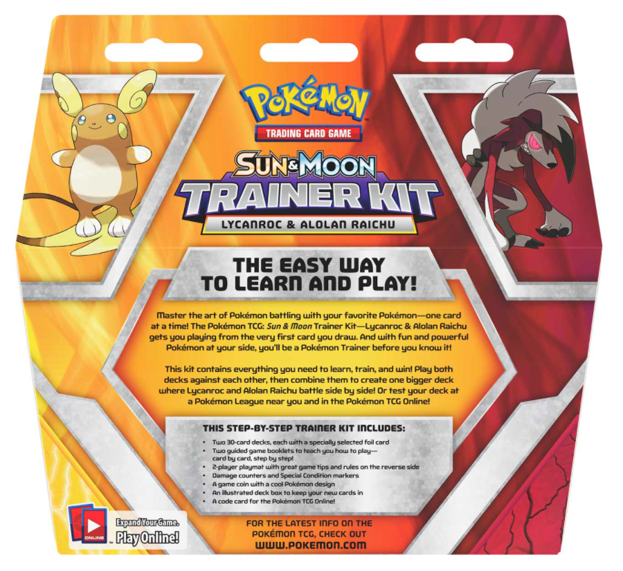 Sun & Moon - Trainer Kit (Lycanroc & Alolan Raichu) | Total Play