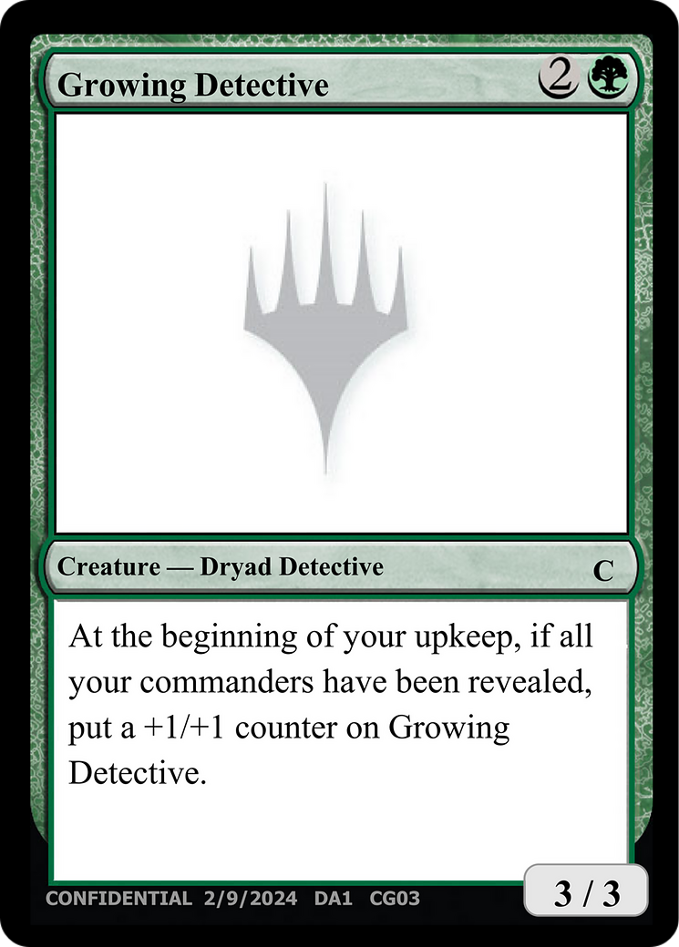 Growing Detective [Unknown Event] | Total Play