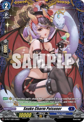 Snake Charm Poisoner (Frame Rare) (D-PR/172EN) [D Promo Cards] | Total Play