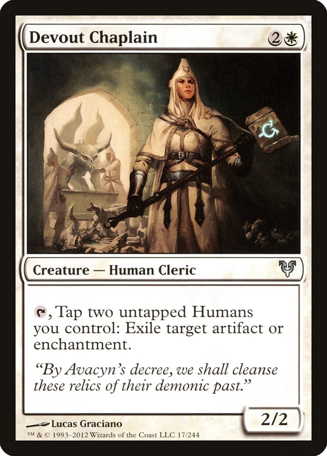 Devout Chaplain [Avacyn Restored] | Total Play