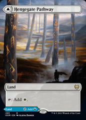 Hengegate Pathway // Mistgate Pathway (Borderless Alternate Art) [Kaldheim] | Total Play