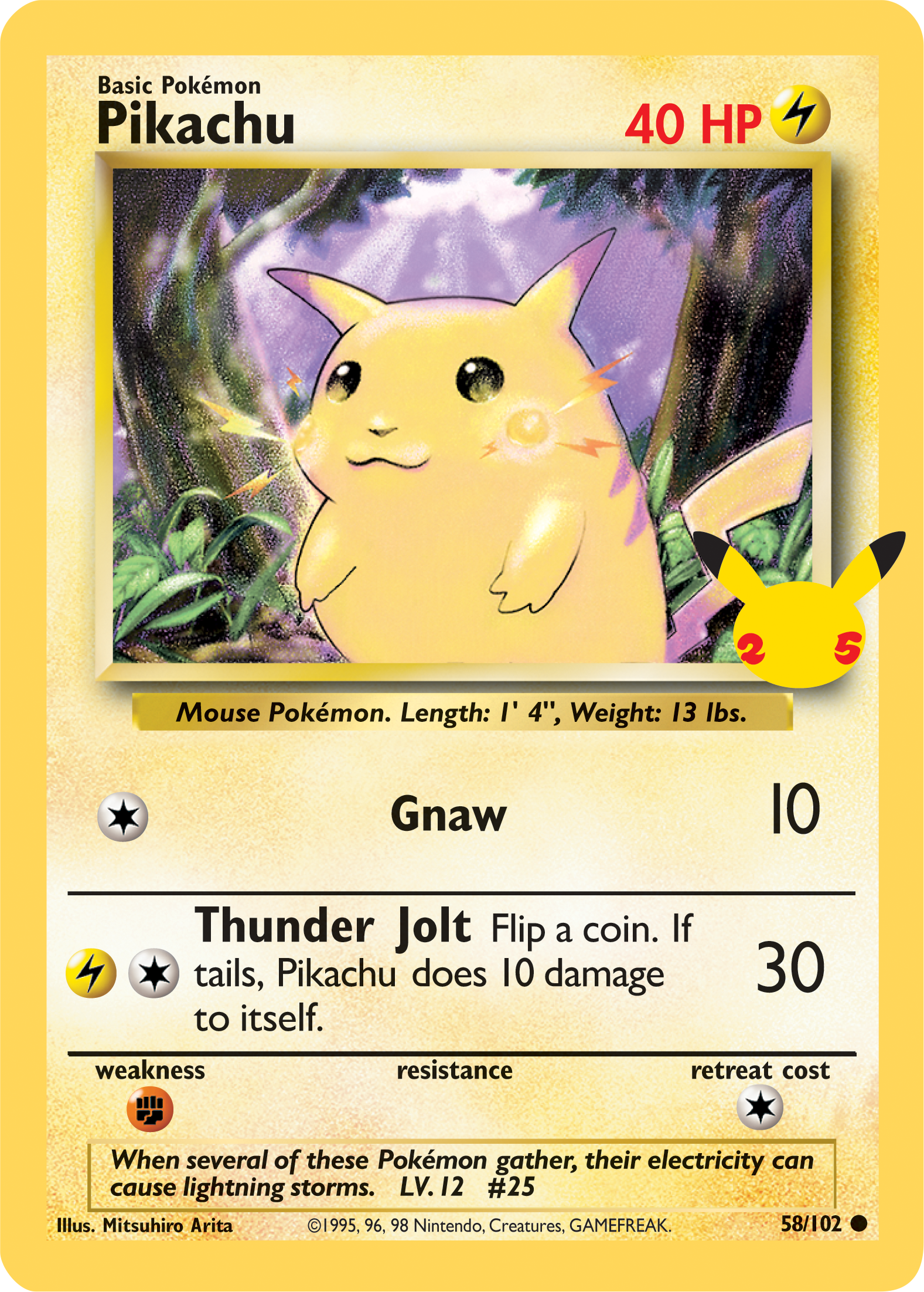 Pikachu (58/102) (Jumbo Card) [First Partner Pack] | Total Play