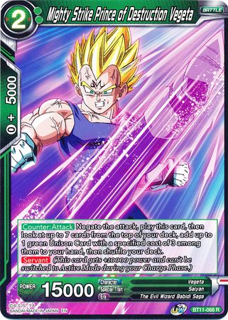 Mighty Strike Prince of Destruction Vegeta (BT11-068) [Vermilion Bloodline] | Total Play