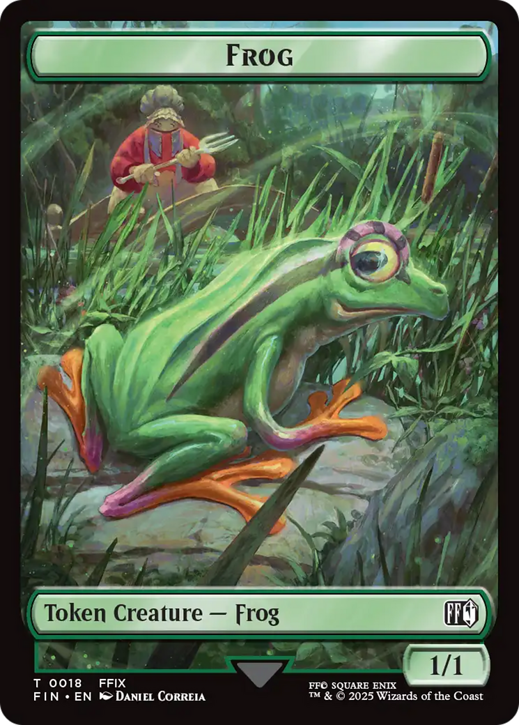 Hero (0008) // Frog Double-Sided Token [FINAL FANTASY Tokens] | Total Play