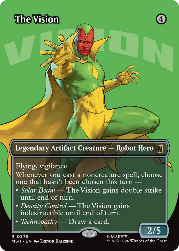 The Vision (Borderless) [Marvel Super Heroes] | Total Play