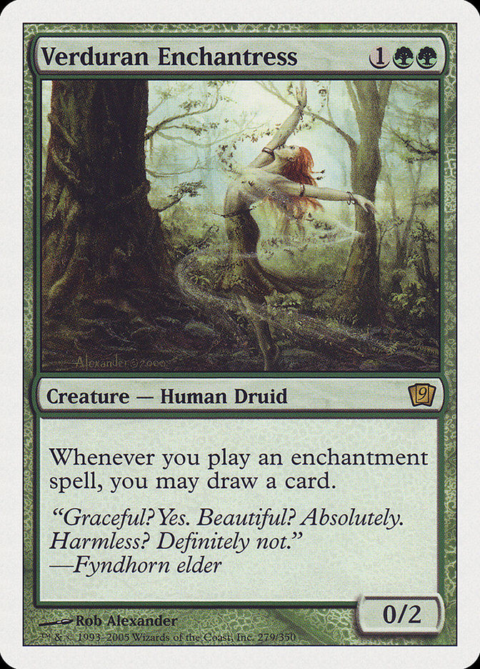 Verduran Enchantress [Ninth Edition] | Total Play