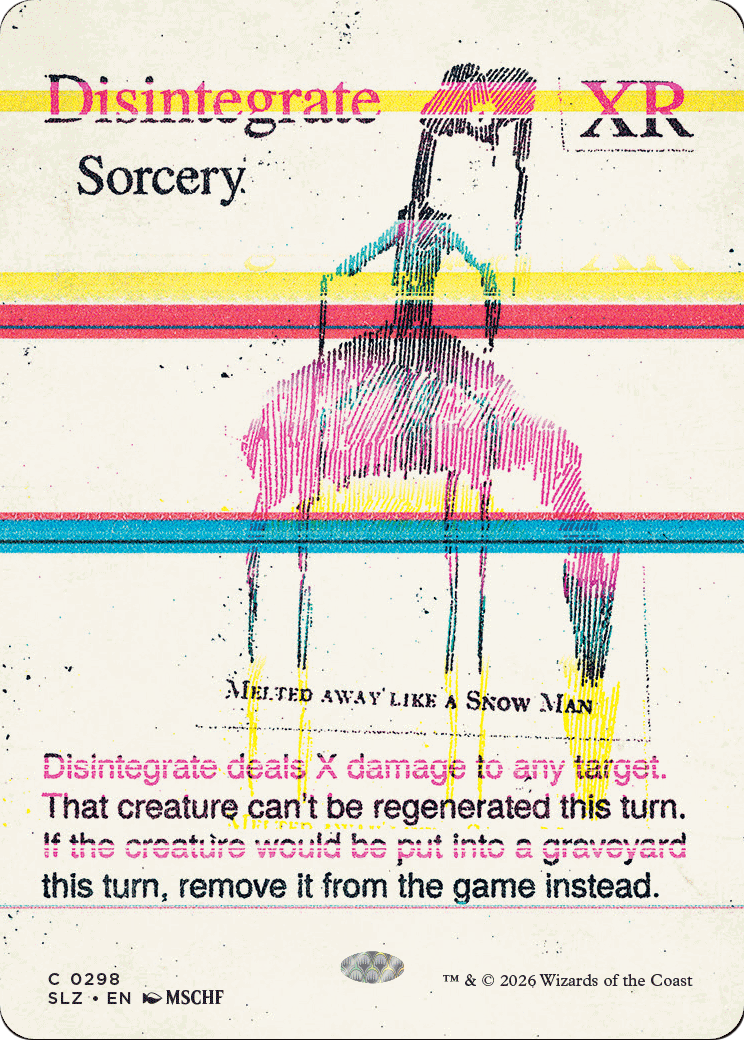 Disintegrate (0298) [Secret Lair x MSCHF: The Zeta Set] | Total Play