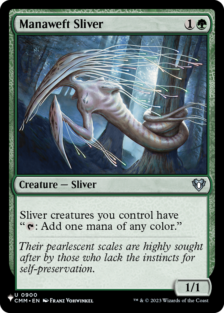Manaweft Sliver (CMM) [The List] | Total Play