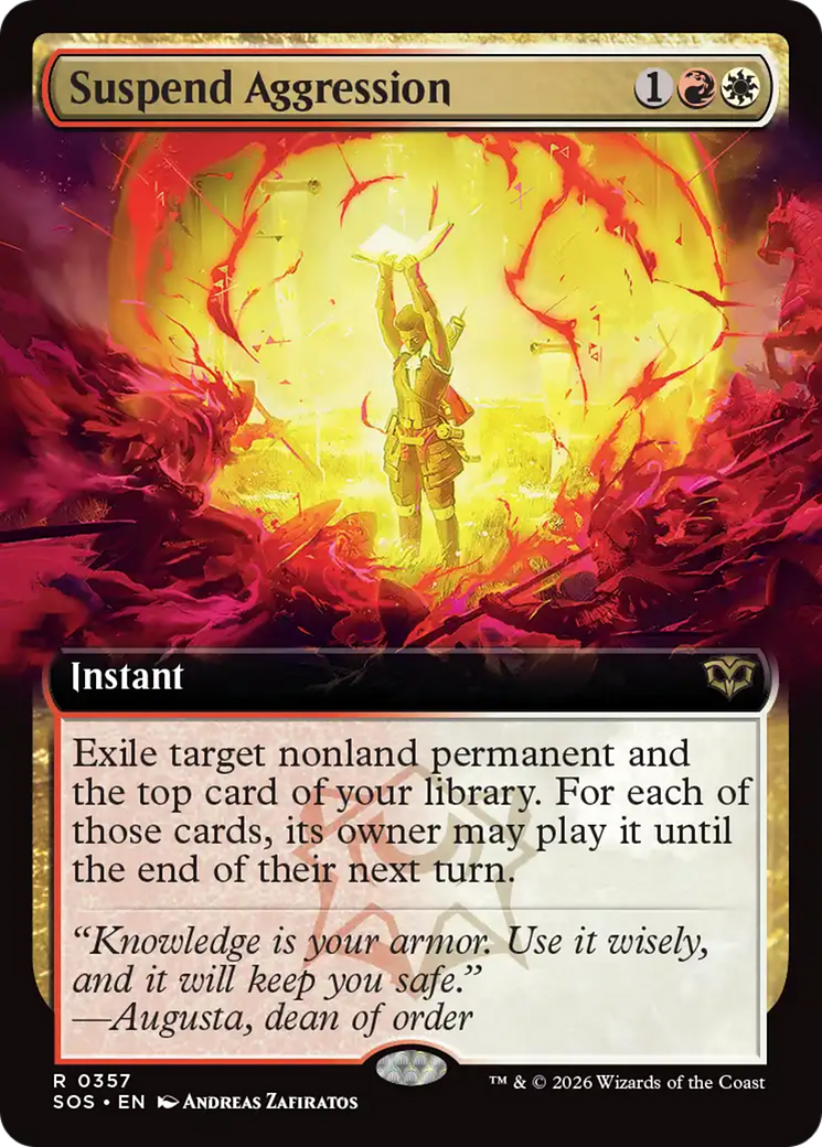 Suspend Aggression (Extended Art) [Secrets of Strixhaven] | Total Play
