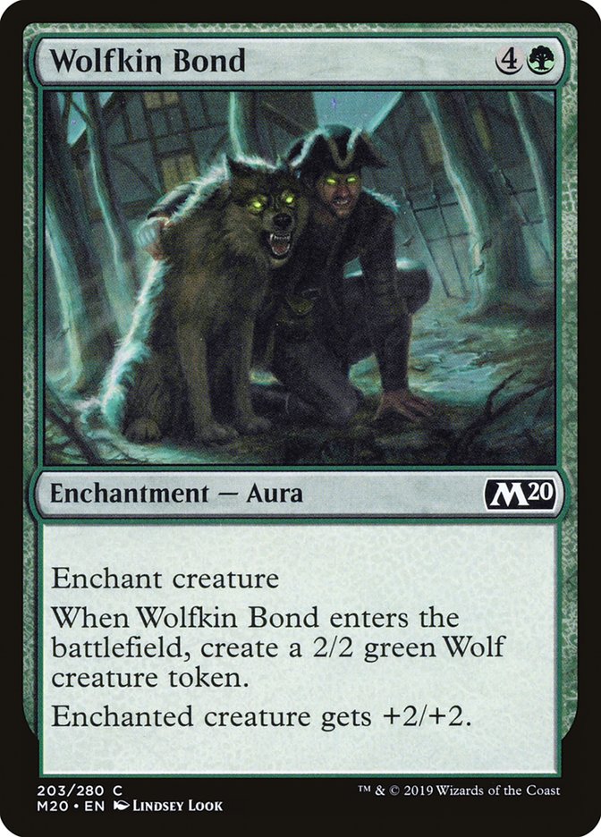 Wolfkin Bond [Core Set 2020] | Total Play