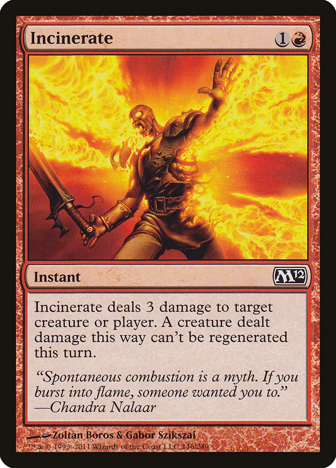 Incinerate [Magic 2012] | Total Play