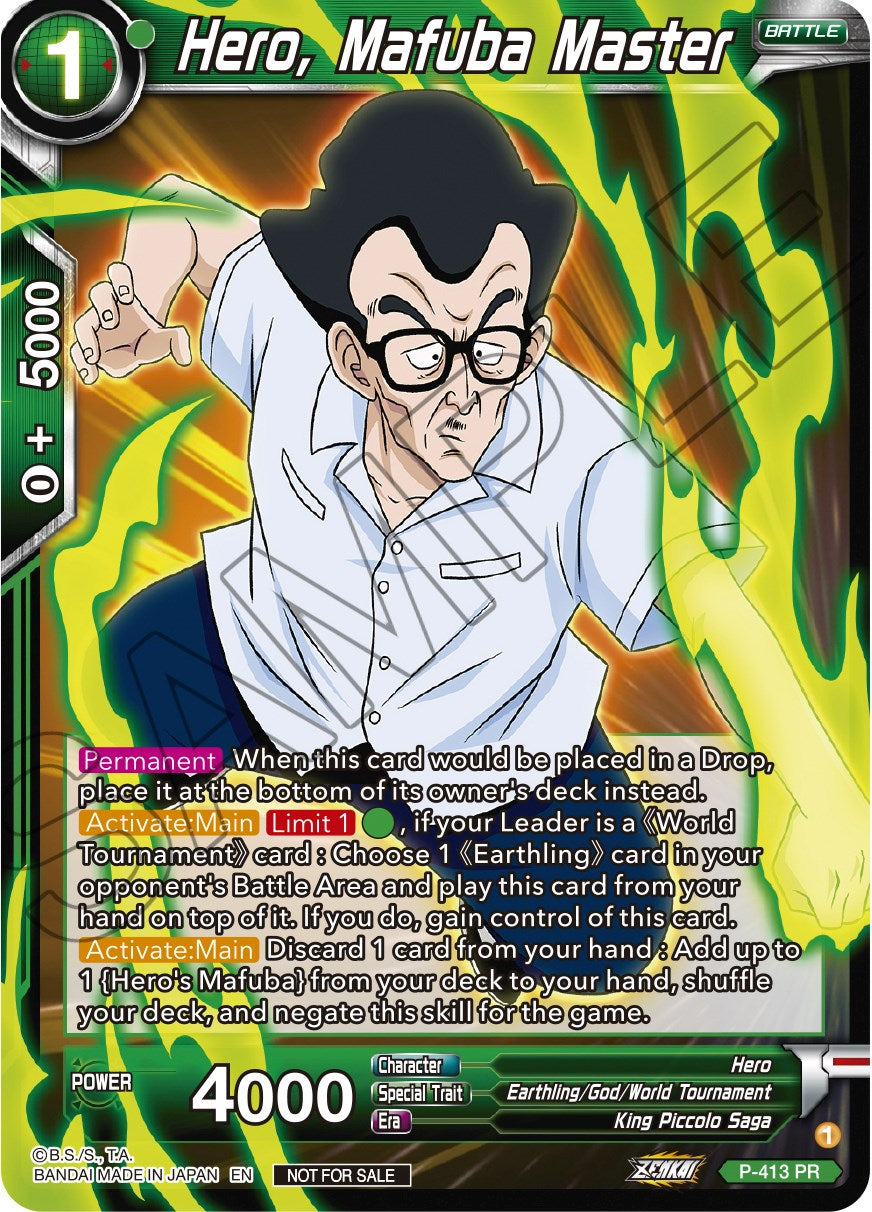 Hero, Mafuba Master (Zenkai Series Tournament Pack Vol.1) (P-413) [Tournament Promotion Cards] | Total Play