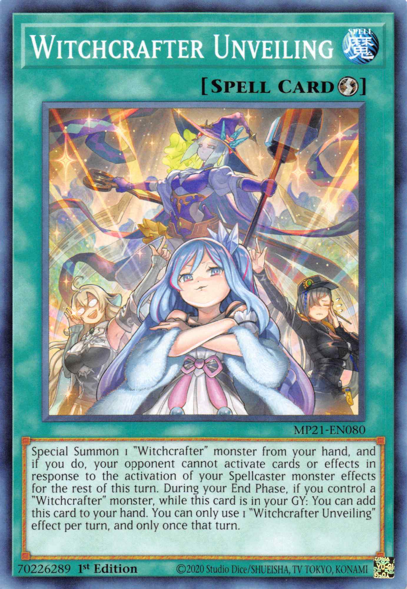 Witchcrafter Unveiling [MP21-EN080] Common | Total Play