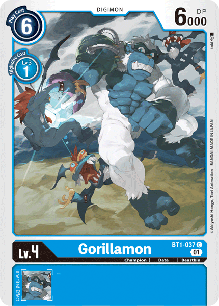 Gorillamon [BT1-037] (Alternative Art) [Starter Deck: Ulforce Veedramon] | Total Play