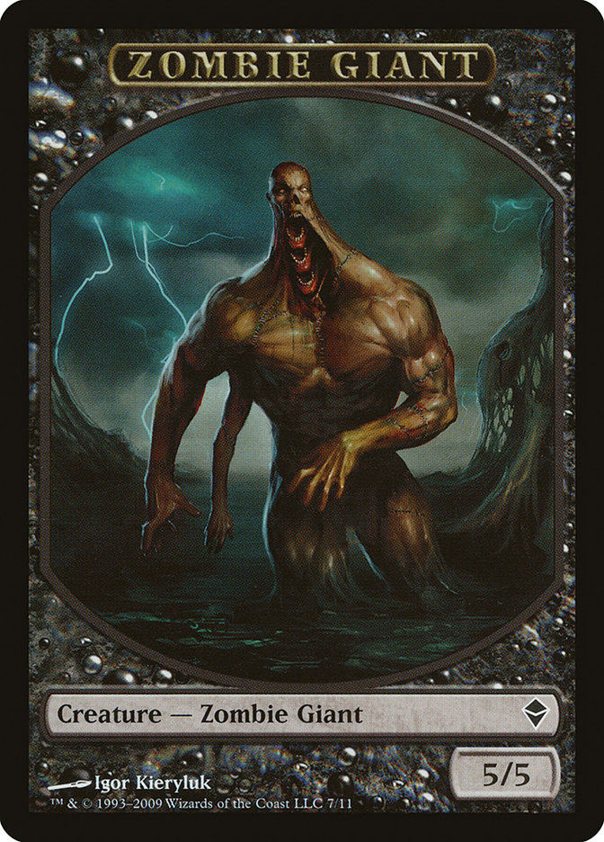 Zombie Giant Token [Zendikar Tokens] | Total Play
