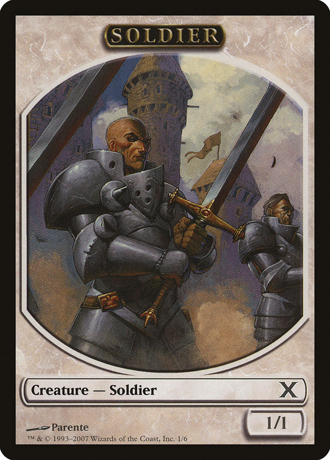 Soldier Token [Tenth Edition Tokens] | Total Play