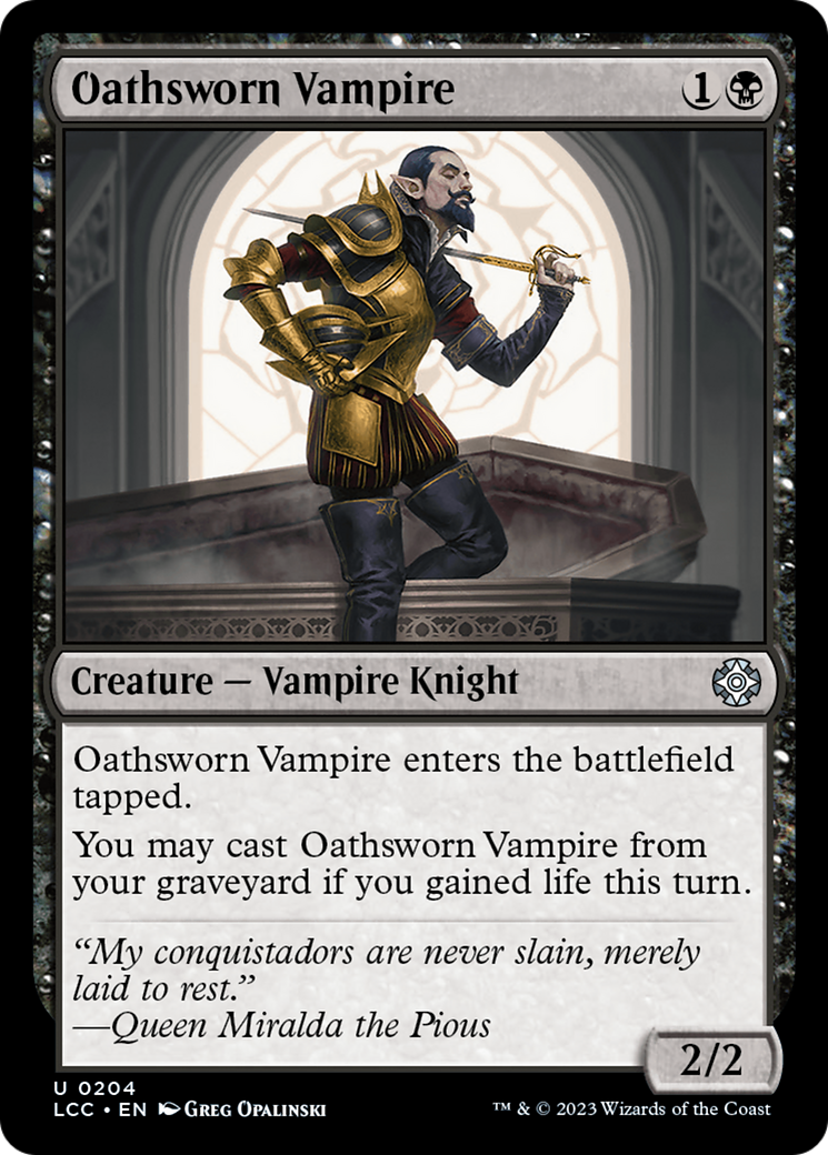 Oathsworn Vampire [The Lost Caverns of Ixalan Commander] | Total Play