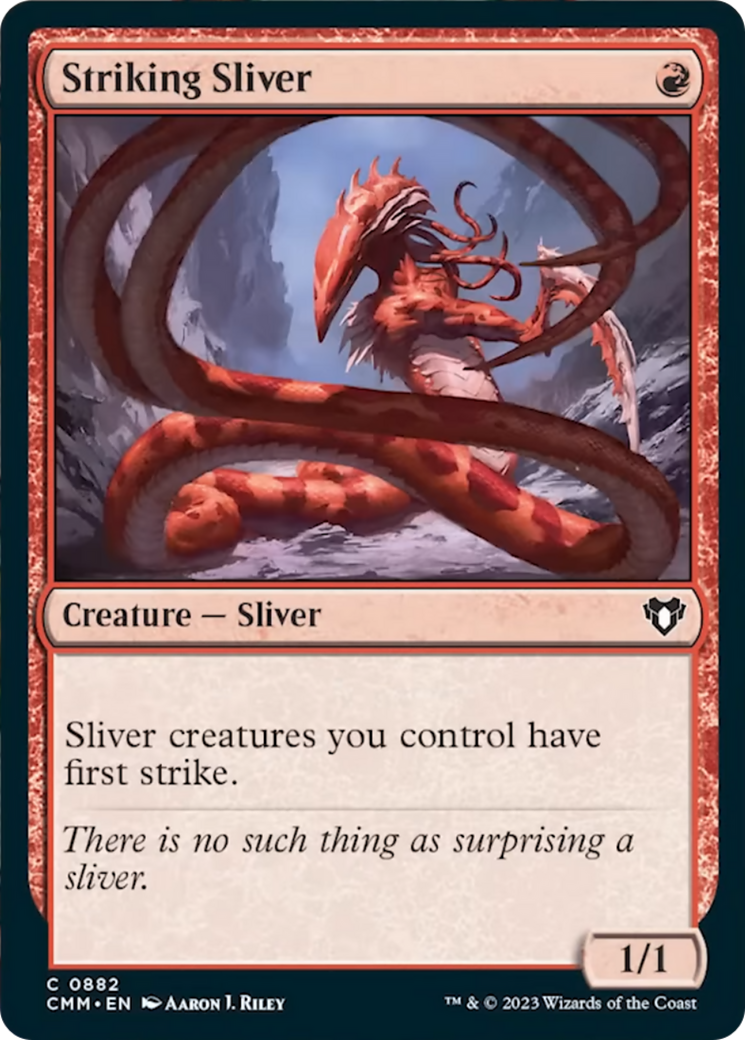 Striking Sliver [Commander Masters] | Total Play