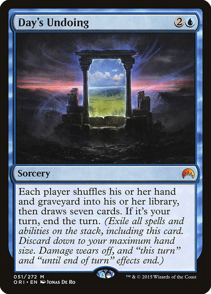Day's Undoing [Magic Origins] | Total Play
