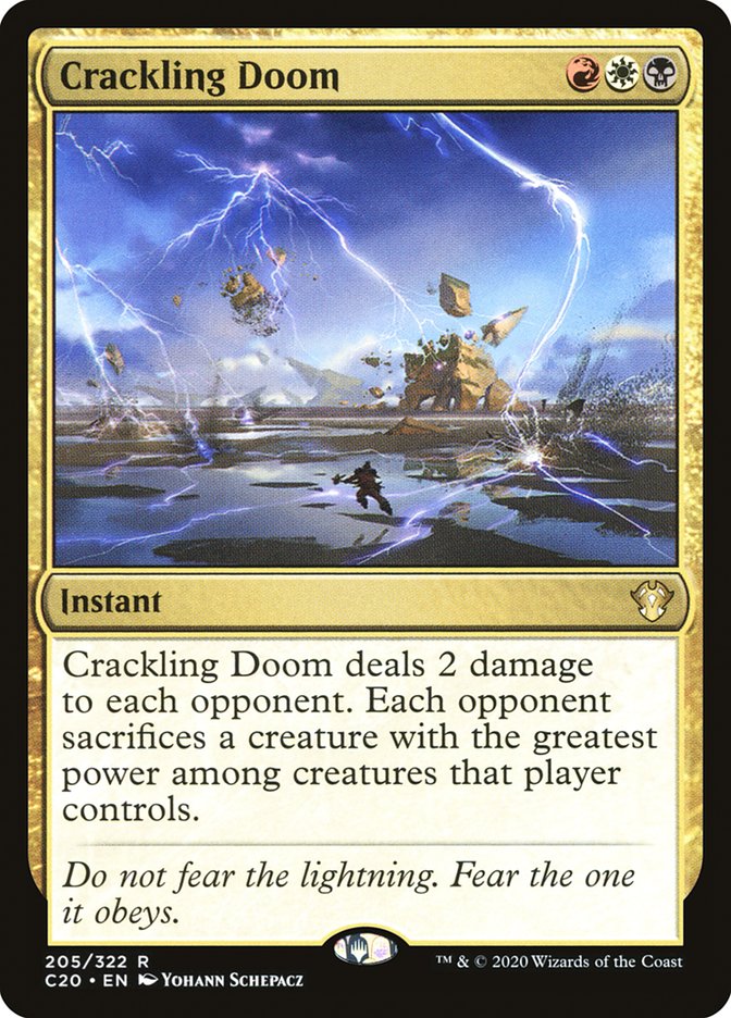 Crackling Doom [Commander 2020] | Total Play