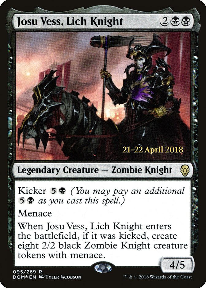 Josu Vess, Lich Knight [Dominaria Prerelease Promos] | Total Play