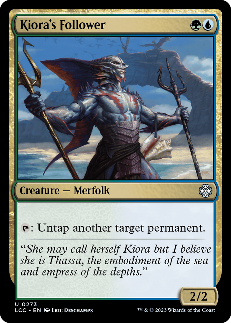 Kiora's Follower [The Lost Caverns of Ixalan Commander] | Total Play