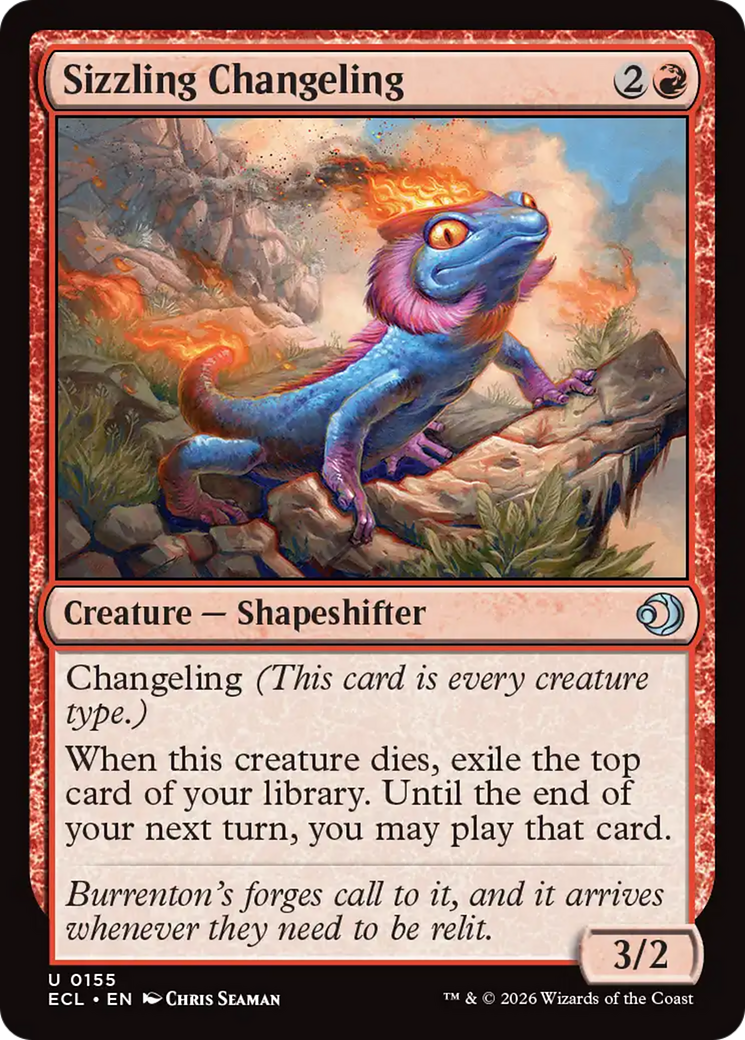 Sizzling Changeling [Lorwyn Eclipsed] | Total Play