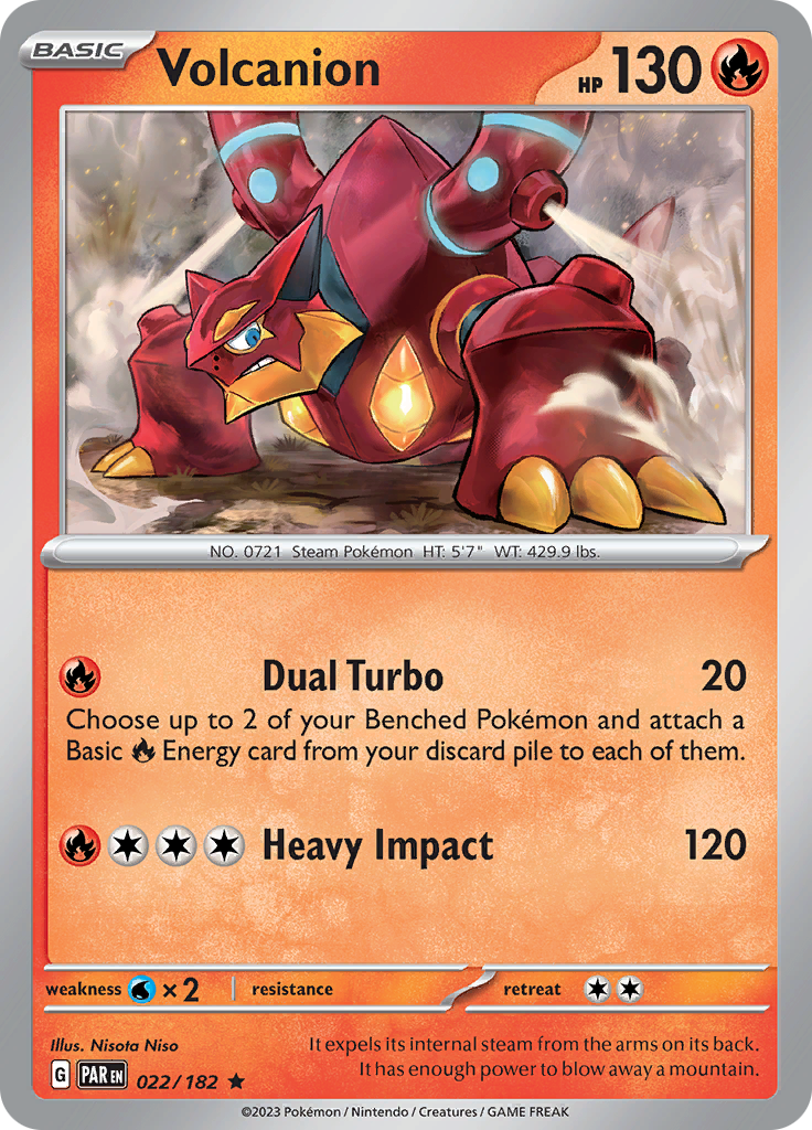 Volcanion (022/182) [Scarlet & Violet: Paradox Rift] | Total Play