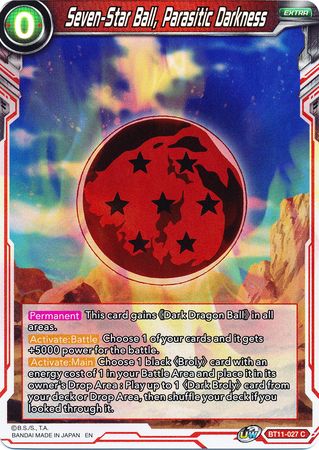 Seven-Star Ball, Parasitic Darkness (BT11-027) [Vermilion Bloodline 2nd Edition] | Total Play