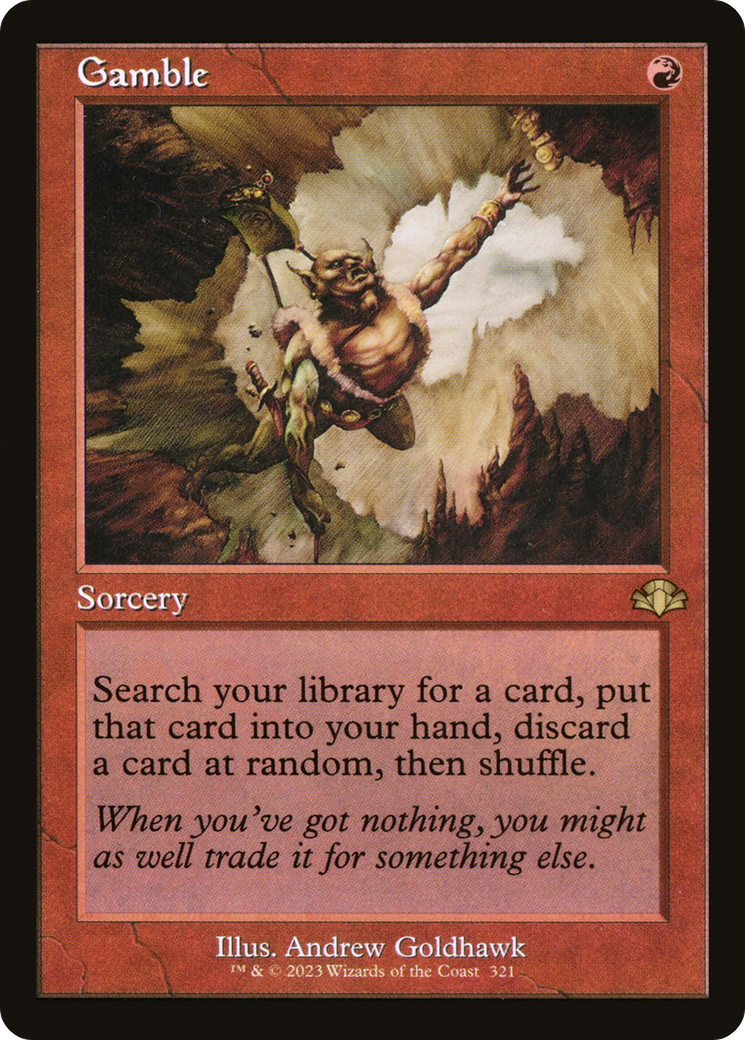 Gamble (Retro) [Dominaria Remastered] | Total Play