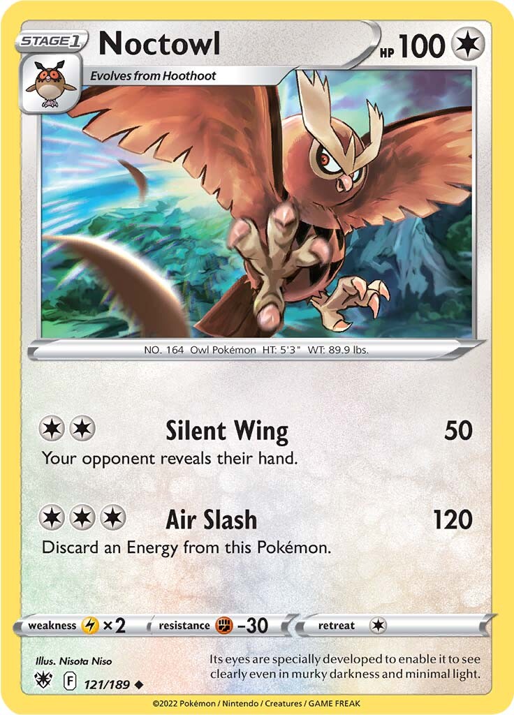 Noctowl (121/189) [Sword & Shield: Astral Radiance] | Total Play