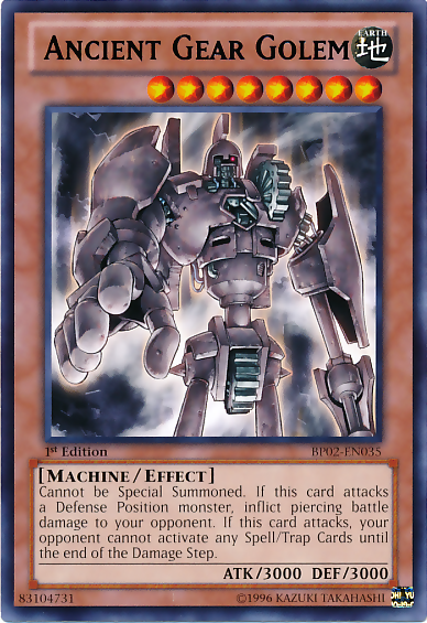 Ancient Gear Golem [BP02-EN035] Mosaic Rare | Total Play