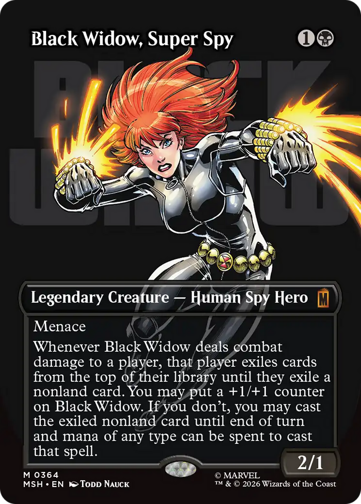 Black Widow, Super Spy (Borderless) (0364) [Marvel Super Heroes] | Total Play