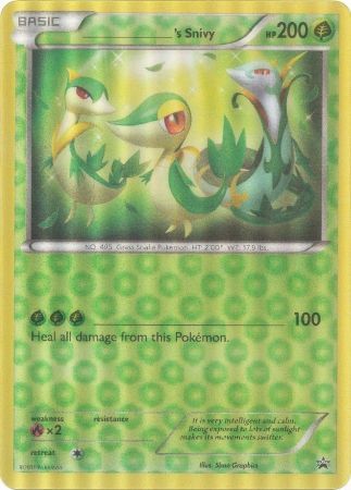 _____'s Snivy (Jumbo Card) [Miscellaneous Cards] | Total Play