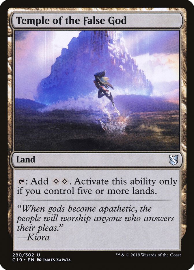 Temple of the False God [Commander 2019] | Total Play