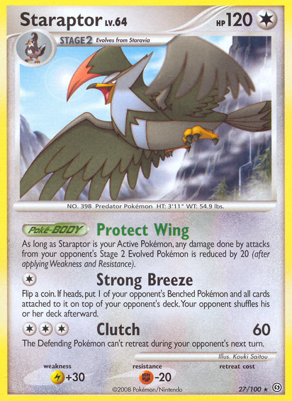 Staraptor (27/100) [Diamond & Pearl: Stormfront] | Total Play