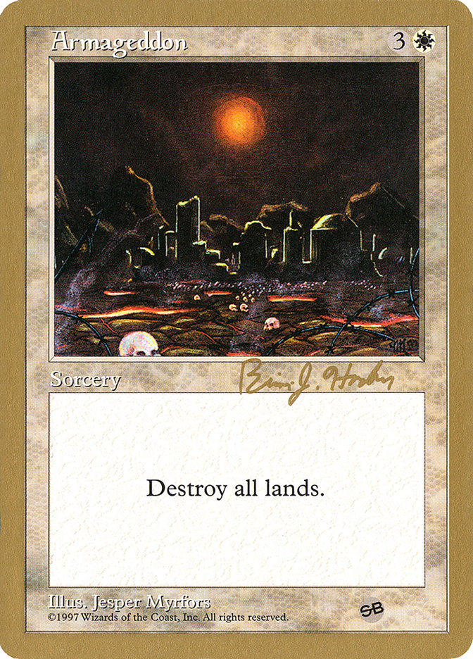 Armageddon (Brian Hacker) (SB) [World Championship Decks 1998] | Total Play